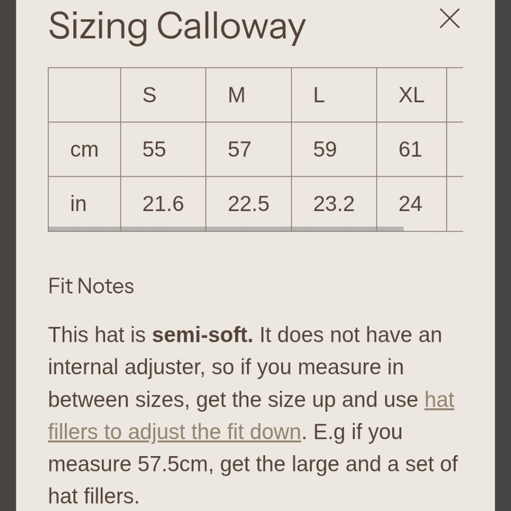 WILL + BEAR Hat Co. Calloway In Fawn Size Large New $105 - Picture 8 of 12